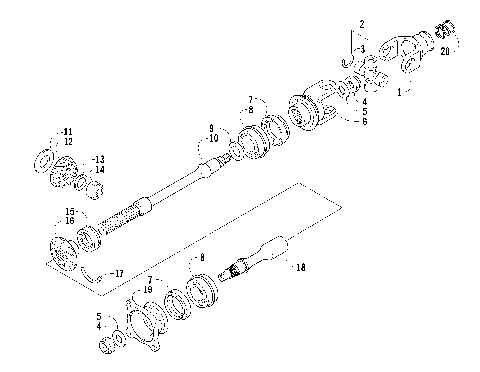 SECONDARY DRIVE ASSEMBLY [87521]