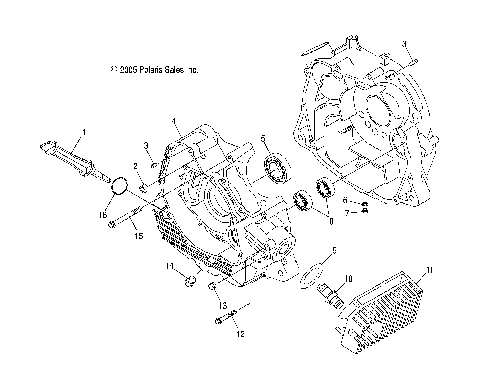 ENGINE, CRANKCASE - AA07LB27FA/LH27FB (4999202079920207D01)