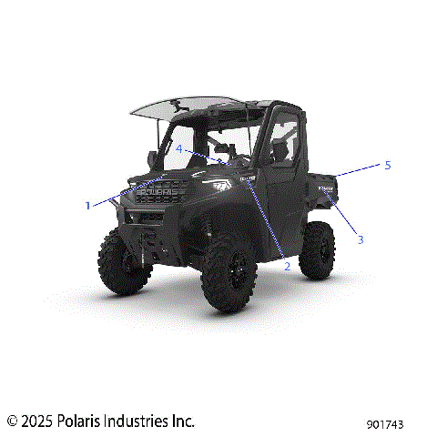 BODY, DECALS, GRAPHIC - R25TAU99CP/EP (901743)