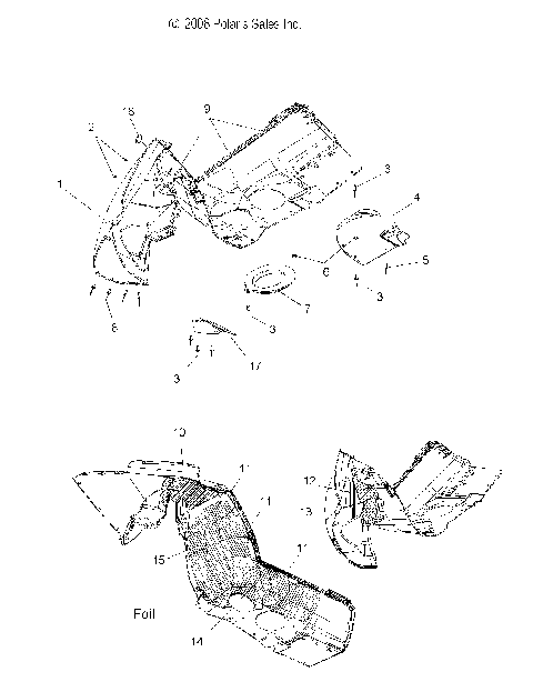 BODY, FENDER ASM., RH - S09PR8ESL/PS8ESL/EEL (49SNOWFENDERS09800SB)