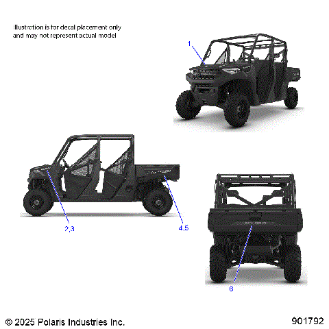 BODY, DECALS GRAPHIC - R26T6A99A1/B1 (901792)