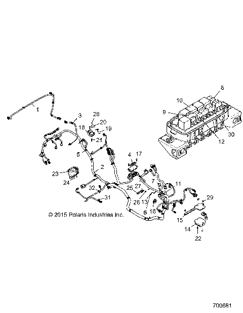ELECTRICAL, WIRE HARNESS - Z16VFE92AE/AH/AS/AW (700681)