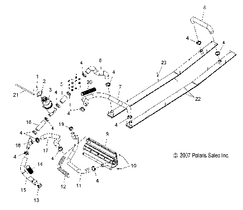 ENGINE, COOLING SYSTEM - S08MX6JS/JE (49SNOWCOOLING08600IQ)