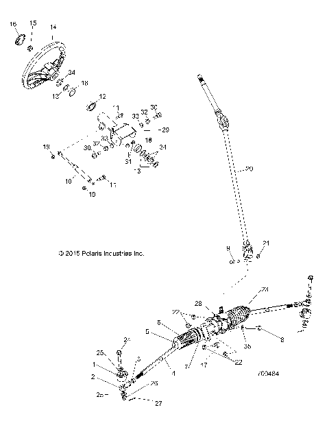 STEERING, STEERING ASM. - R16RCA57A1/A4/B1/B4 [700484]
