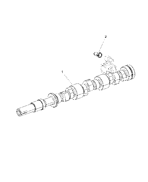 ENGINE, CAMSHAFT, PUSH ROD - R16RTED1F1 (49RGRCAMSHAFT15DSL)