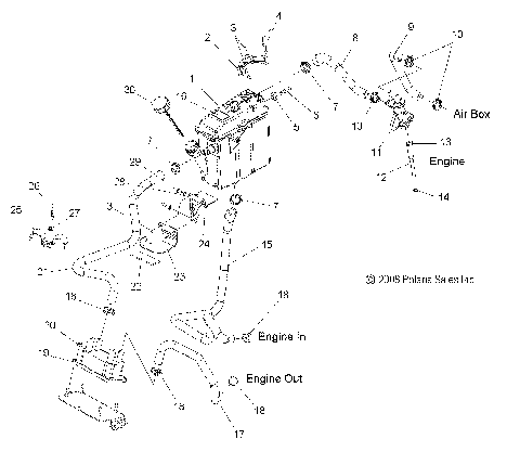 ENGINE, OIL COOLING SYSTEM - S12PP7FSL (49SNOWOILTANK10FSTRG)