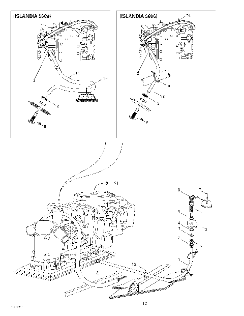 2000 Sea-doo Islandia, 5689/5696 Boats Parts Finder Diagrams | J&J