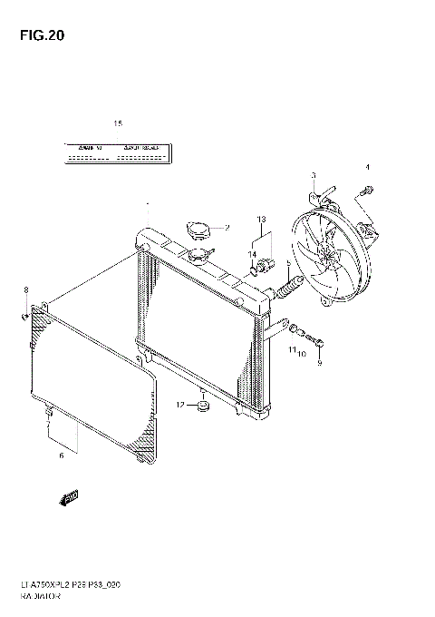 RADIATOR (LT-A750XPL2 E28)