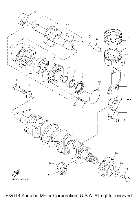 CRANKSHAFT PISTON
