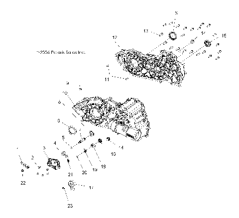 TRANSMISSION - A07MH46AA/AZ (49ATVGEARCASESP450)