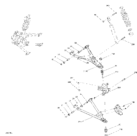 07- Front Suspension - HD8 - Except Package XT CAB
