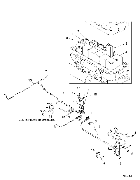 ELECTRICAL, WIRE HARNESSES - R16RDA57A1/B1 (700744)