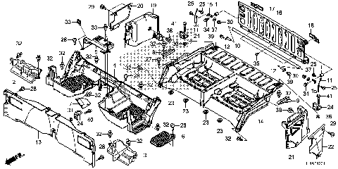 BED PLATE@REAR GATE (2)