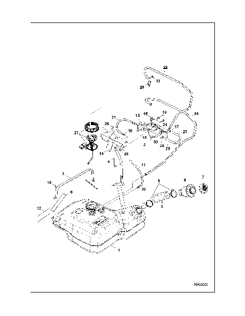 BODY, FUEL TANK - R151DPD1AA/2D (49BRUTUSFUEL15)