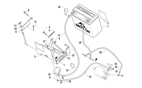BATTERY AND TRAY ASSEMBLY