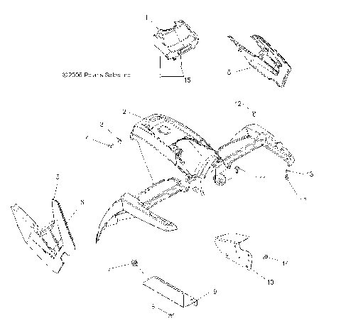 CAB, FRONT - A07TH76AU/TN76AF/AL/AU (49ATVCAB07X2800)
