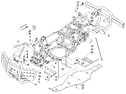FRAME AND RELATED PARTS [85916]