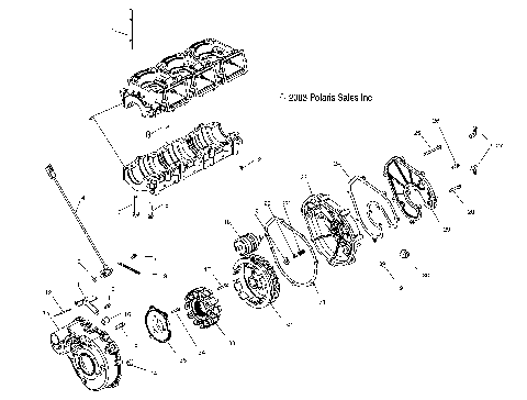 CRANKCASE - W045098CA/IA (4990459045C01)