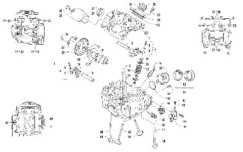 CYLINDER HEAD AND CAMSHAFT/VALVE ASSEMBLY [301476]