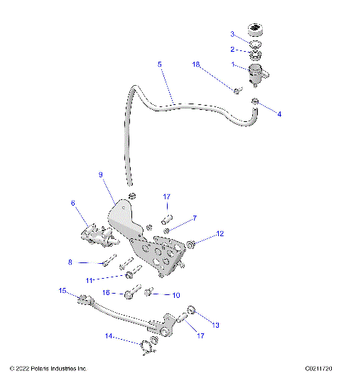 BRAKES, BRAKE PEDAL and MASTER CYLINDER - A23SGE95AN (C0211720)