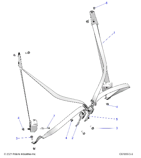 BODY, SEAT BELT MOUNTING - Z24NEE99A2/B2 (C0703972-3)