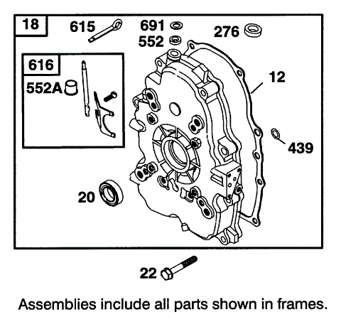 CRANKCASE ASSEMBLY