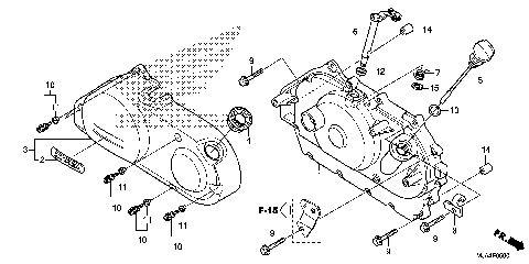 RIGHT CRANKCASE COVER (1)