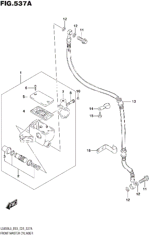 FRONT MASTER CYLINDER
