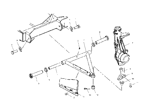 A-ARM/STRUT MOUNTING - C10RD50AA (4976437643B11)