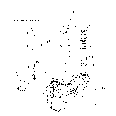 BODY, FUEL TANK - A19SYE95BV [101515]