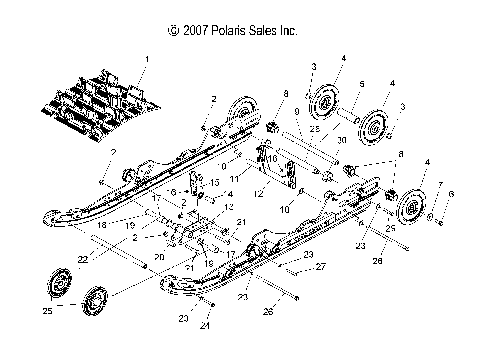 SUSPENSION, REAR - S09MX6FE (49SNOWSUSPRR09600RR)