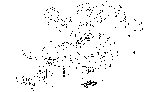 BODY PANEL AND RACK ASSEMBLY [88657]