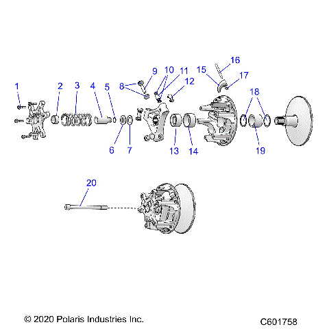 DRIVE TRAIN, CLUTCH, PRIMARY - S23FJE9FS/9FE ALL OPTIONS (C601758)