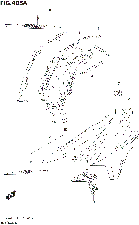 SIDE COWLING (DL650A)