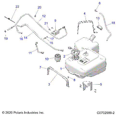 FUEL SYSTEMS, FUEL TANK - D26P4ED4D4 (C0702989-2)