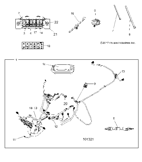 ELECTRICAL, HARNESS - A18SXA85B1/B7/SXE85BM/BS/B9 (101321)