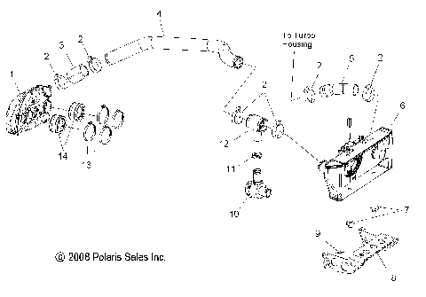 ENGINE, INTER COOLER - S12PP7FSL (49SNOWCOOLER09FSTTRG)