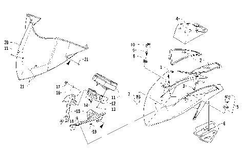 WINDSHIELD AND INSTRUMENTS ASSEMBLIES [99149]