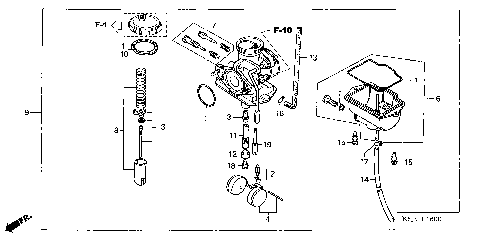 CARBURETOR (CRF80F)