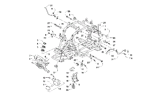 FRONT FRAME AND RELATED PARTS ASSEMBLY [301383]