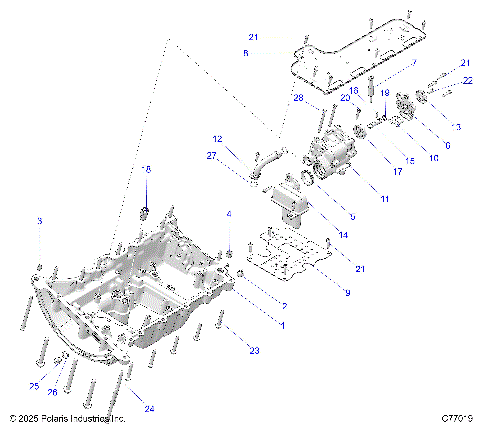 ENGINE, OIL PUMP AND WATERPUMP - Z25RRL2KAL (C77018)