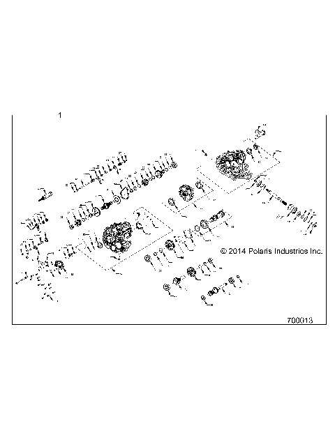 DRIVE TRAIN, MAIN GEARCASE INTERNALS - Z15VCE87AT/AV (700013)