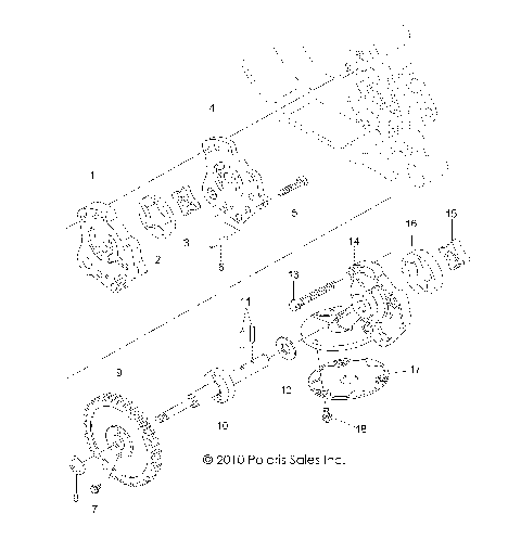 ENGINE, OIL PUMP - R10RH45AG/AH/AR (49RGROILPUMP10400)