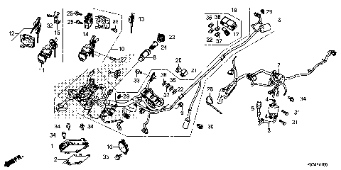 WIRE HARNESS@FOB KEY