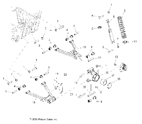SUSPENSION, REAR - R09HH50AG/AR (49RGRSUSPRR095004X4)