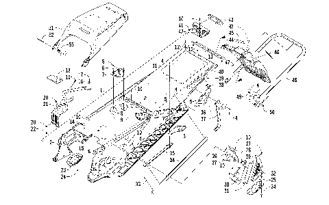 TUNNEL, REAR BUMPER, AND SNOWFLAP ASSEMBLY [98911]
