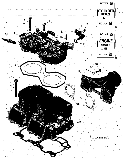 01- Cylinder And Cylinder Head  - 598 RS