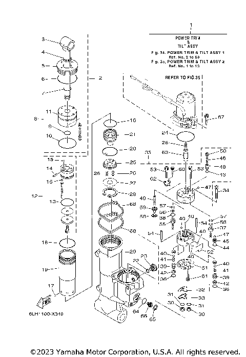 POWER TRIM TILT ASSY 1