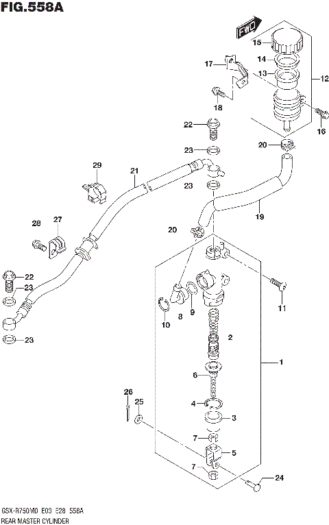 REAR MASTER CYLINDER
