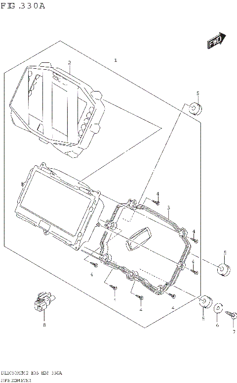 SPEEDOMETER (DL1050RQ)